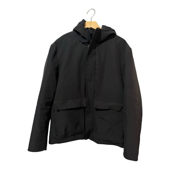 Zara Men's Black Parka Coat Size Large - Picture 1 of 7